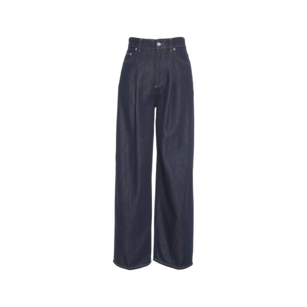 Department Five High-Waisted Wide-Leg Jeans With Elegant Pleats - NWT